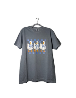 Grey Duck Print T-Shirt
